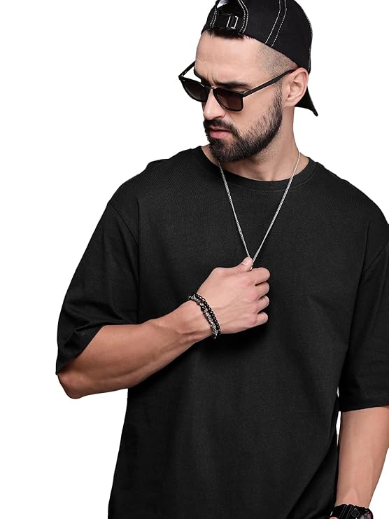 EDApparels-Oversized-Black-tee for men