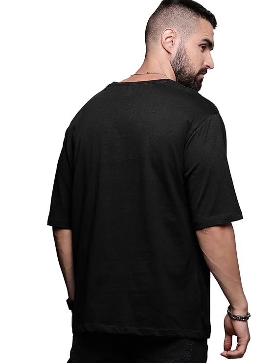 EDApparels-Oversized-Black-tee for men