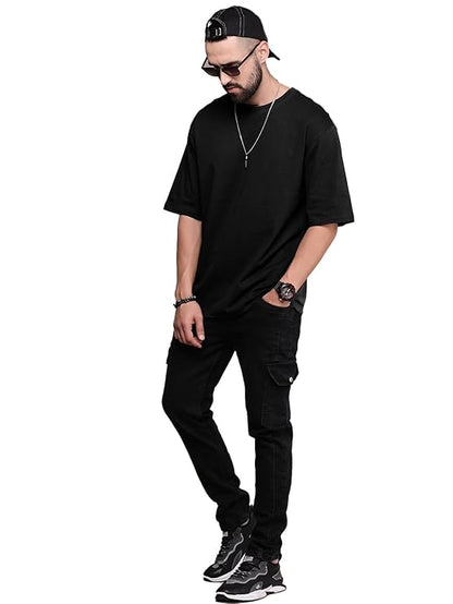 EDApparels-Oversized-Black-tee for men